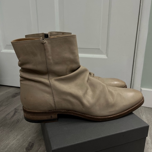 John Varvatos Richards Sharpei Leather Boot. Size 11 USA or EU 44 main image 5